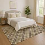 Dalyn Soft Essentials SE3 Chocolate Rug shown in a room