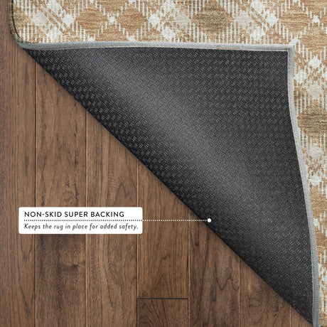 Dalyn Soft Essentials SE3 Copper Rug backing detail