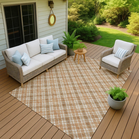 Dalyn Soft Essentials SE3 Copper Rug outdoor lifestyle image