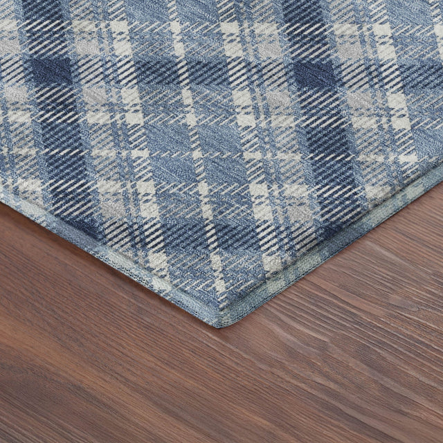 Dalyn Soft Essentials SE3 Denim Rug corner detail