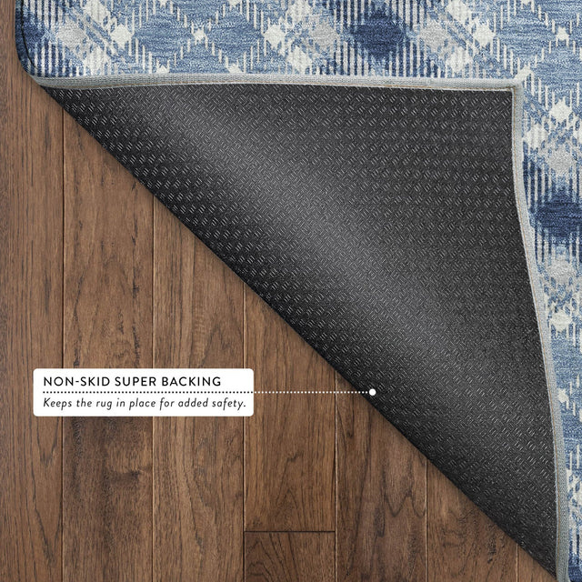 Dalyn Soft Essentials SE3 Denim Rug backing detail