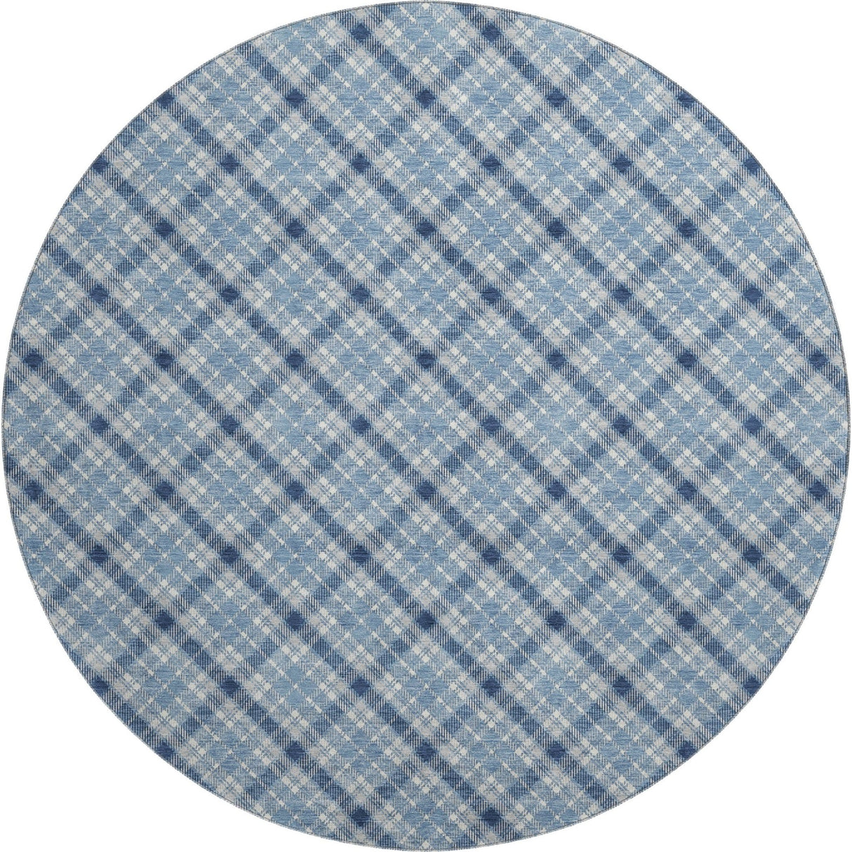 Dalyn Soft Essentials SE3 Denim Rug round rug