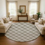 Dalyn Soft Essentials SE3 Granite Rug shown in a room