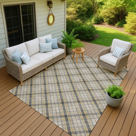 Dalyn Soft Essentials SE3 Granite Rug outdoor lifestyle image