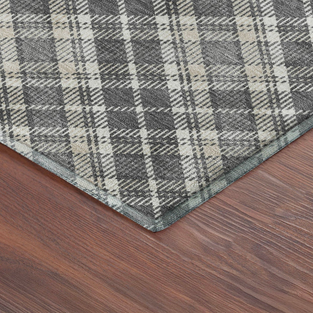 Dalyn Soft Essentials SE3 Gray Rug corner detail