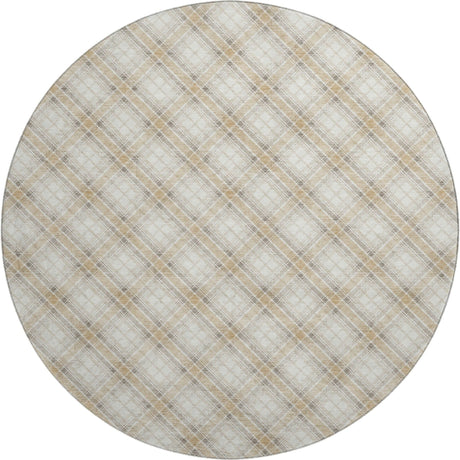 Dalyn Soft Essentials SE3 Ivory Rug round rug