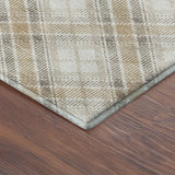 Dalyn Soft Essentials SE3 Ivory Rug corner detail