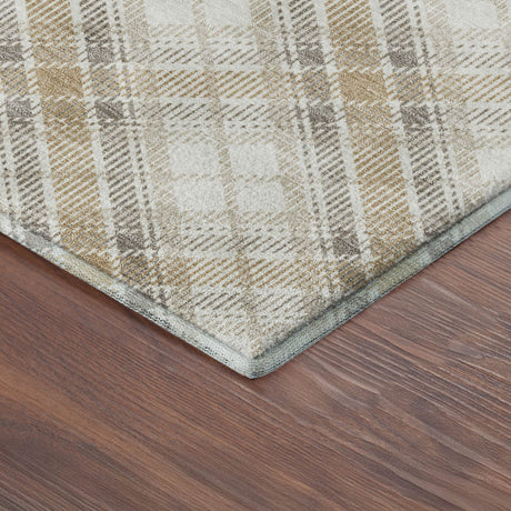 Dalyn Soft Essentials SE3 Ivory Rug corner detail