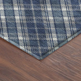 Dalyn Soft Essentials SE3 Navy Rug corner detail