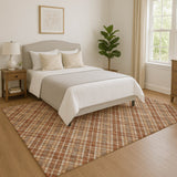Dalyn Soft Essentials SE3 Paprika Rug shown in a room