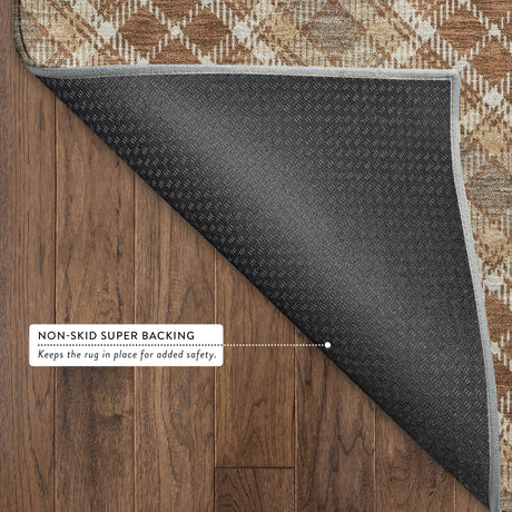 Dalyn Soft Essentials SE3 Paprika Rug backing detail