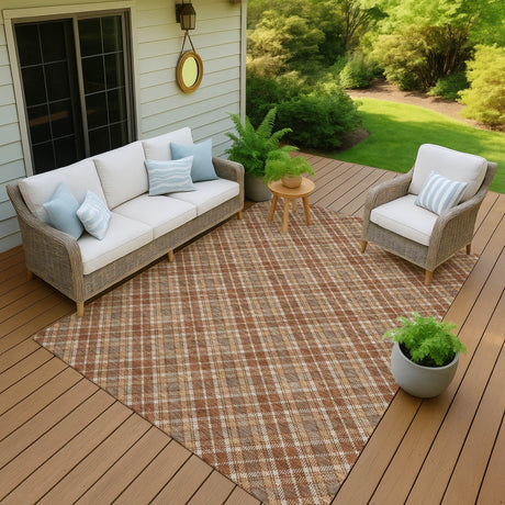 Dalyn Soft Essentials SE3 Paprika Rug outdoor lifestyle image