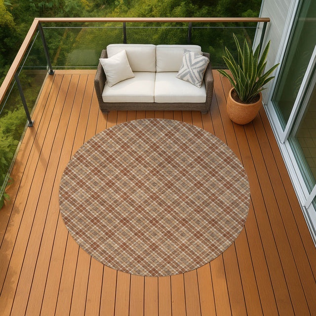 Dalyn Soft Essentials SE3 Paprika Rug outdoor lifestyle image
