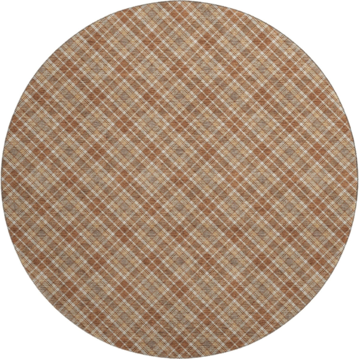 Dalyn Soft Essentials SE3 Paprika Rug round rug