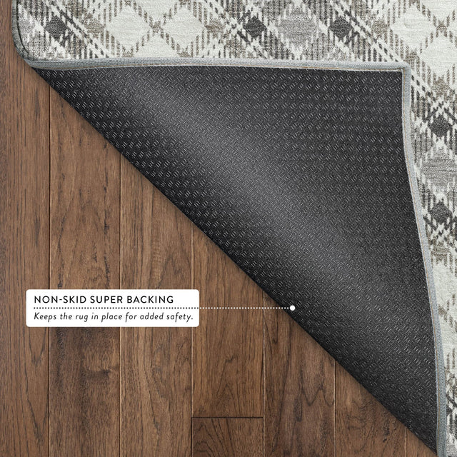 Dalyn Soft Essentials SE3 Putty Rug backing detail