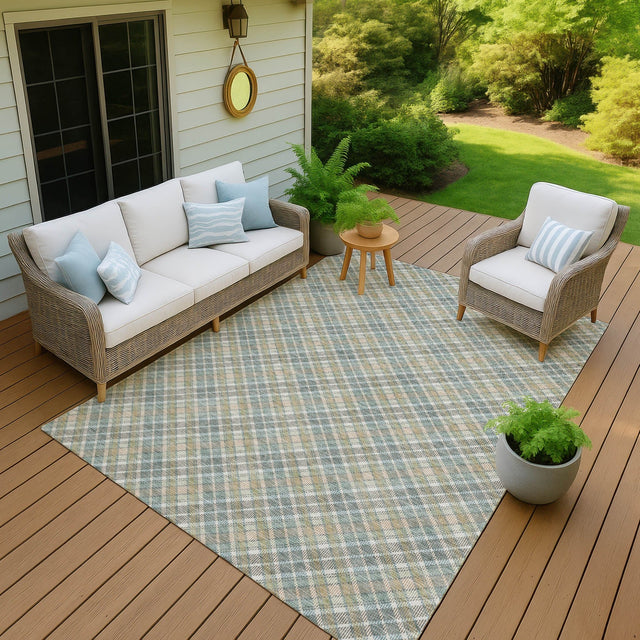 Dalyn Soft Essentials SE3 Seaside Rug outdoor lifestyle image