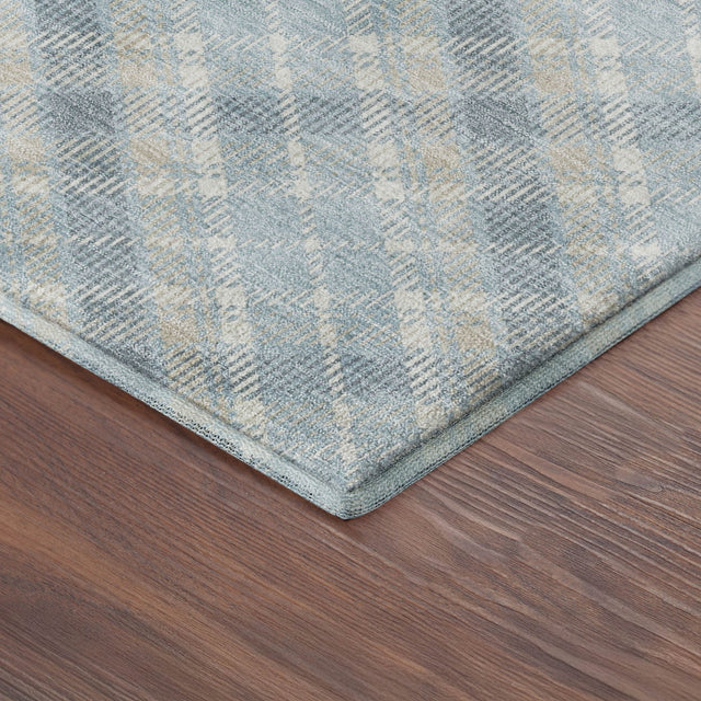 Dalyn Soft Essentials SE3 Sky Rug corner detail