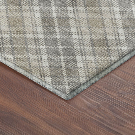 Dalyn Soft Essentials SE3 Taupe Rug corner detail