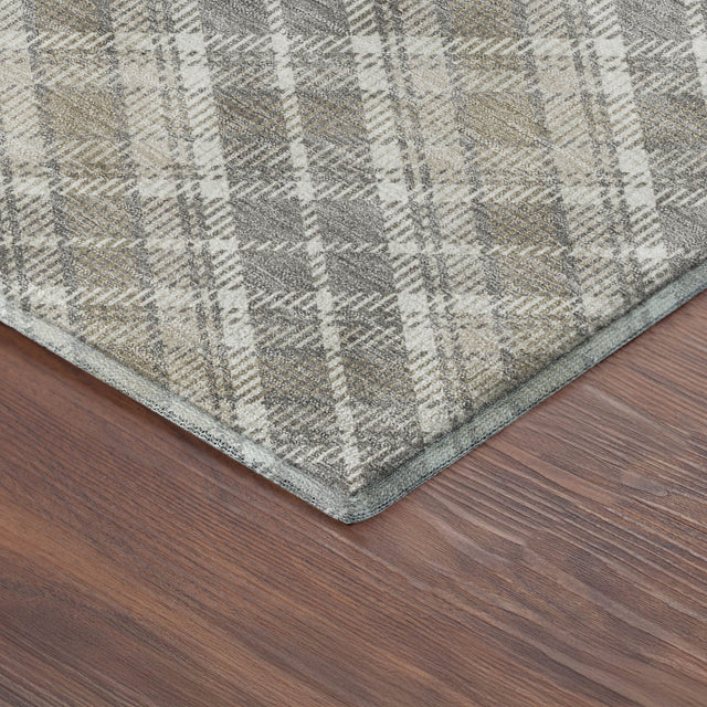 Dalyn Soft Essentials SE3 Taupe Rug corner detail