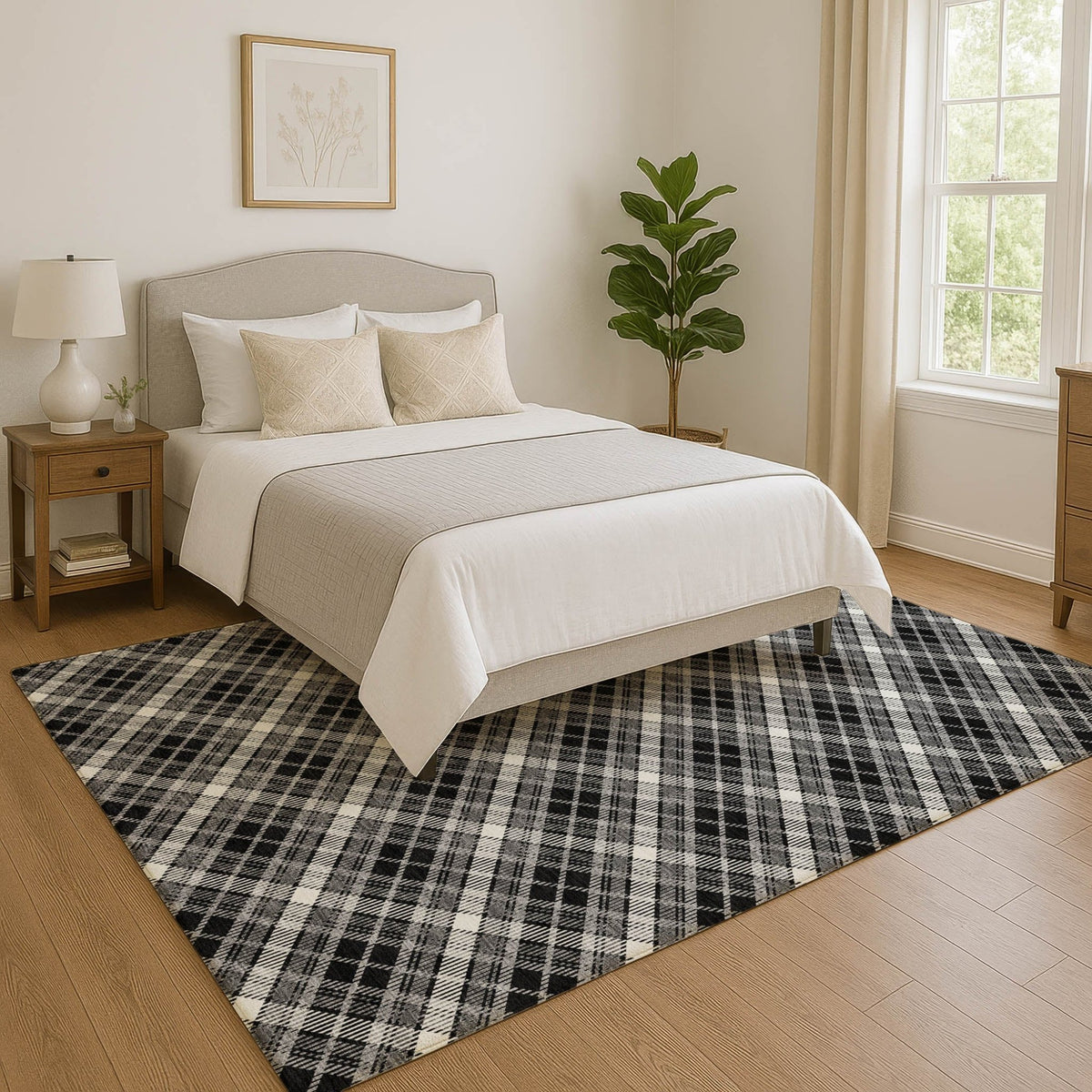 Dalyn Soft Essentials SE3 Transitional Machine Made Black Rug