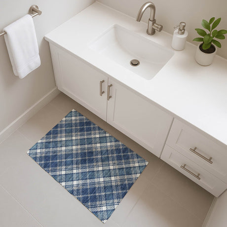 Dalyn Soft Essentials SE3 Transitional Machine Made Blue Rug
