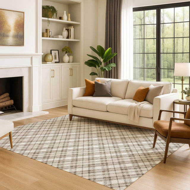Dalyn Soft Essentials SE3 Transitional Machine Made Brown Rug