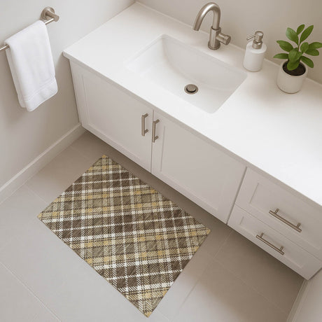 Dalyn Soft Essentials SE3 Transitional Machine Made Brown Rug