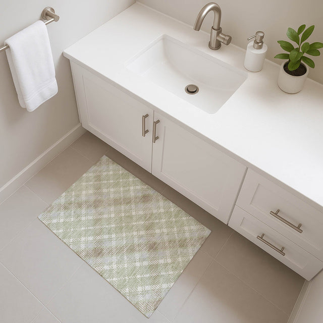 Dalyn Soft Essentials SE3 Transitional Machine Made Green Rug