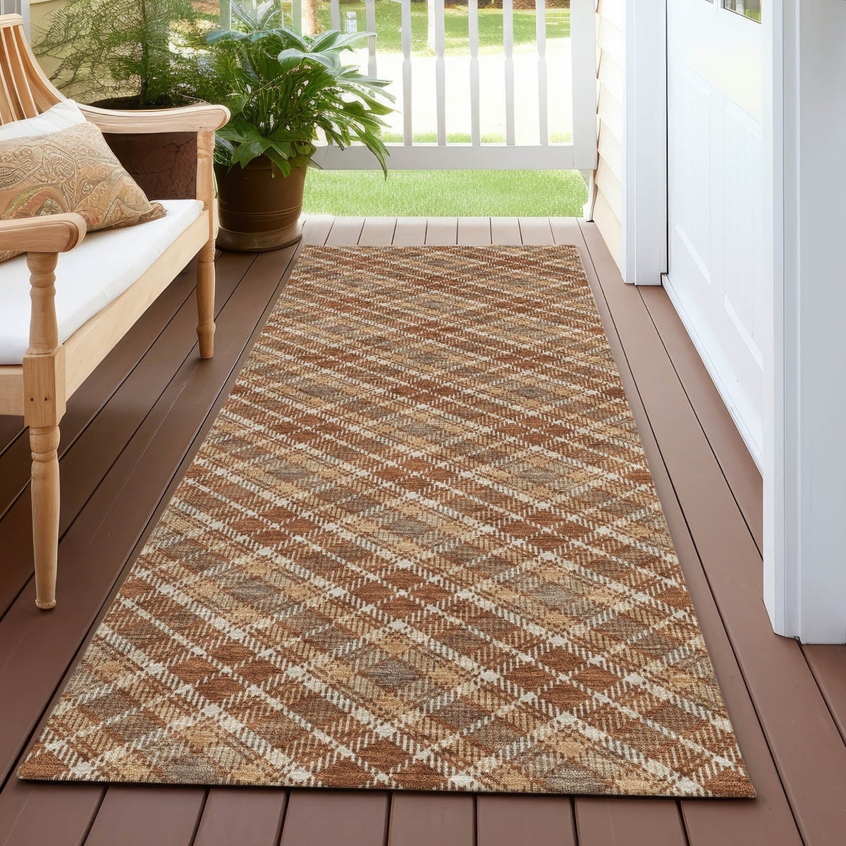 Dalyn Soft Essentials SE3 Transitional Machine Made Orange Rug