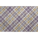 Dalyn Soft Essentials SE3 Transitional Machine Made Purple Rug