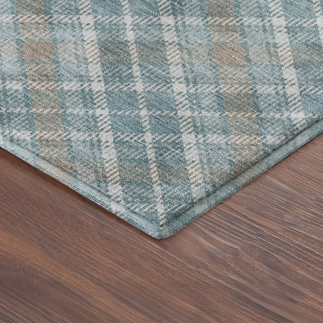 Dalyn Soft Essentials SE3 Transitional Machine Made Teal Rug