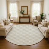 Dalyn Soft Essentials SE3 Wheat Rug shown in a room