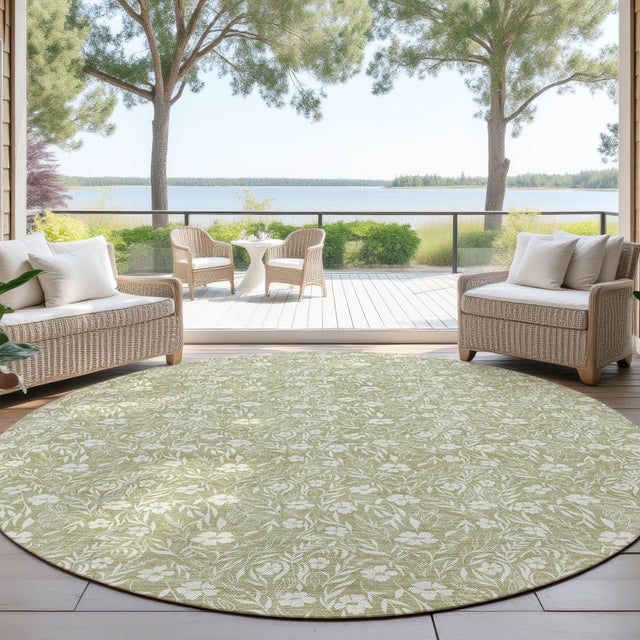Dalyn Soft Essentials SE4 Aloe Rug outdoor lifestyle image