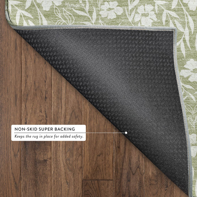 Dalyn Soft Essentials SE4 Aloe Rug backing detail