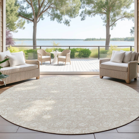 Dalyn Soft Essentials SE4 Beige Rug outdoor lifestyle image