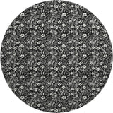 Dalyn Soft Essentials SE4 Black Rug round rug