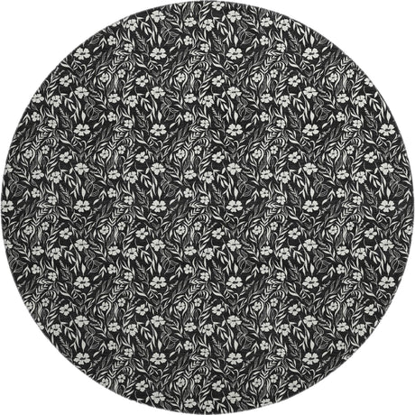 Dalyn Soft Essentials SE4 Black Rug round rug