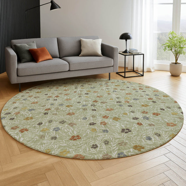 Dalyn Soft Essentials SE4 Cactus Rug shown in a room