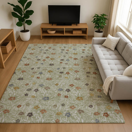 Dalyn Soft Essentials SE4 Cactus Rug shown in a room