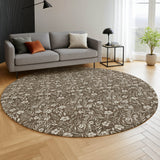 Dalyn Soft Essentials SE4 Chocolate Rug shown in a room