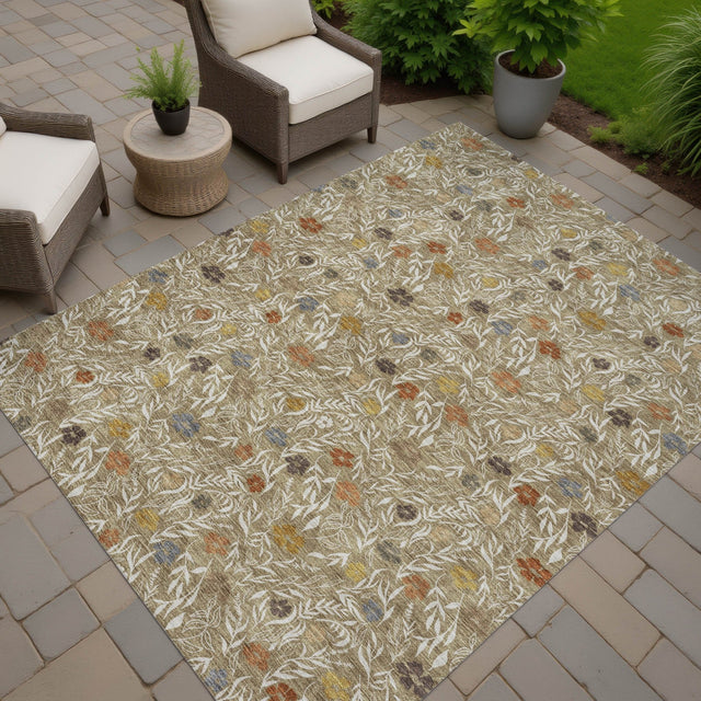 Dalyn Soft Essentials SE4 Coffee Rug outdoor lifestyle image