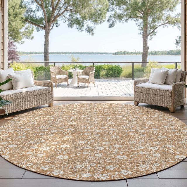 Dalyn Soft Essentials SE4 Copper Rug outdoor lifestyle image