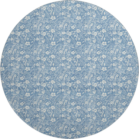 Dalyn Soft Essentials SE4 Denim Rug round rug