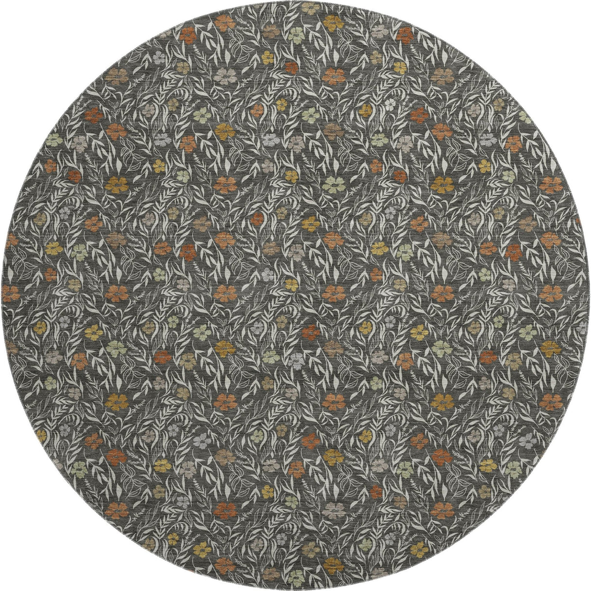 Dalyn Soft Essentials SE4 Graphite Rug round rug