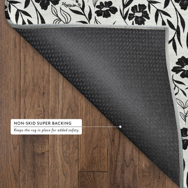 Dalyn Soft Essentials SE4 Ivory Rug backing detail
