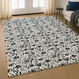 Dalyn Soft Essentials SE4 Ivory Rug shown in a room