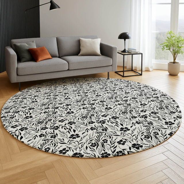 Dalyn Soft Essentials SE4 Ivory Rug shown in a room