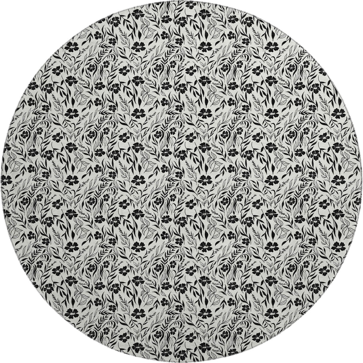 Dalyn Soft Essentials SE4 Ivory Rug round rug
