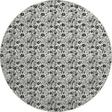 Dalyn Soft Essentials SE4 Ivory Rug round rug