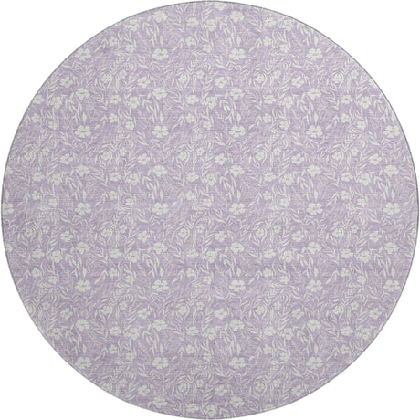 Dalyn Soft Essentials SE4 Lavender Rug round rug